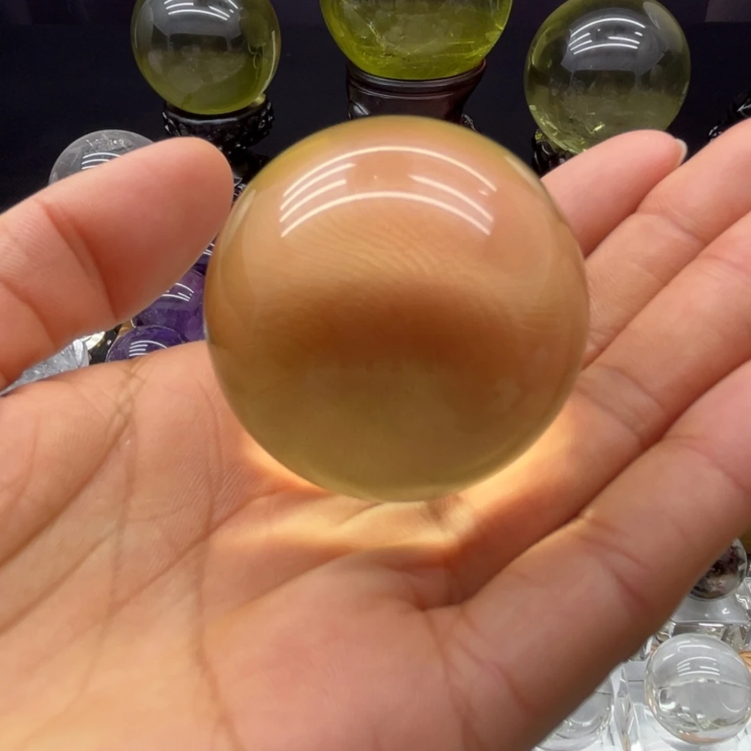 珠宝半成品水晶未镶嵌4.4公分