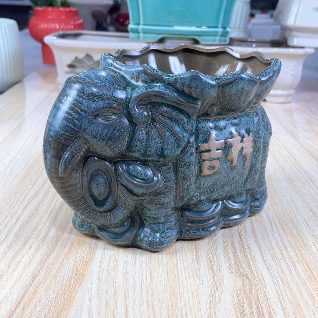 陶瓷绿植多肉花盆拍满8.8包邮发货