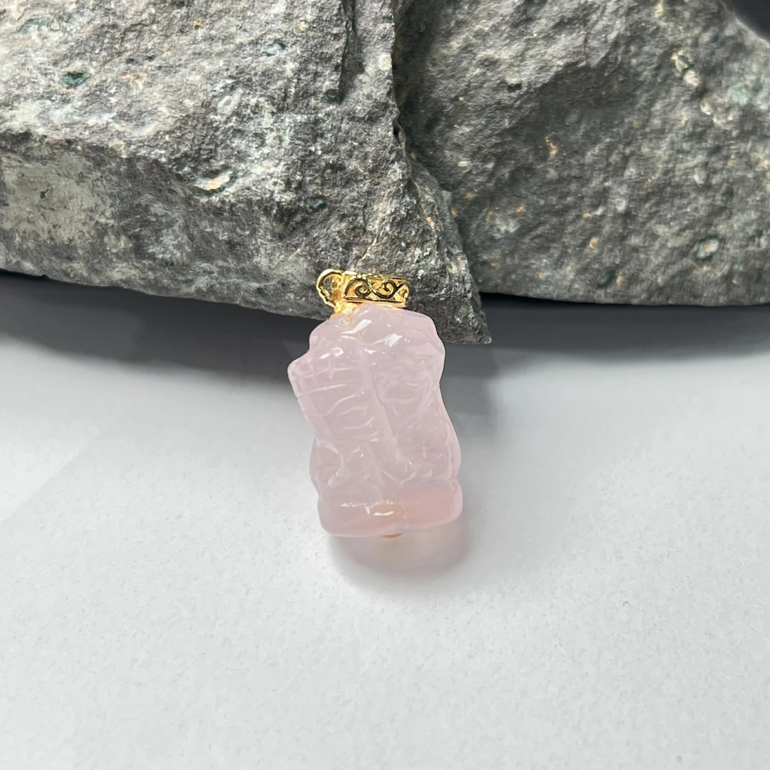 粉晶扎基拉姆s925吊坠    KT24100211