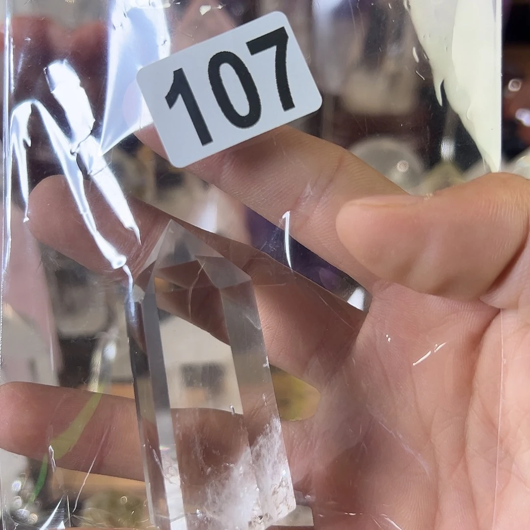 天然水晶，默认微瑕未镶嵌水晶A***迪