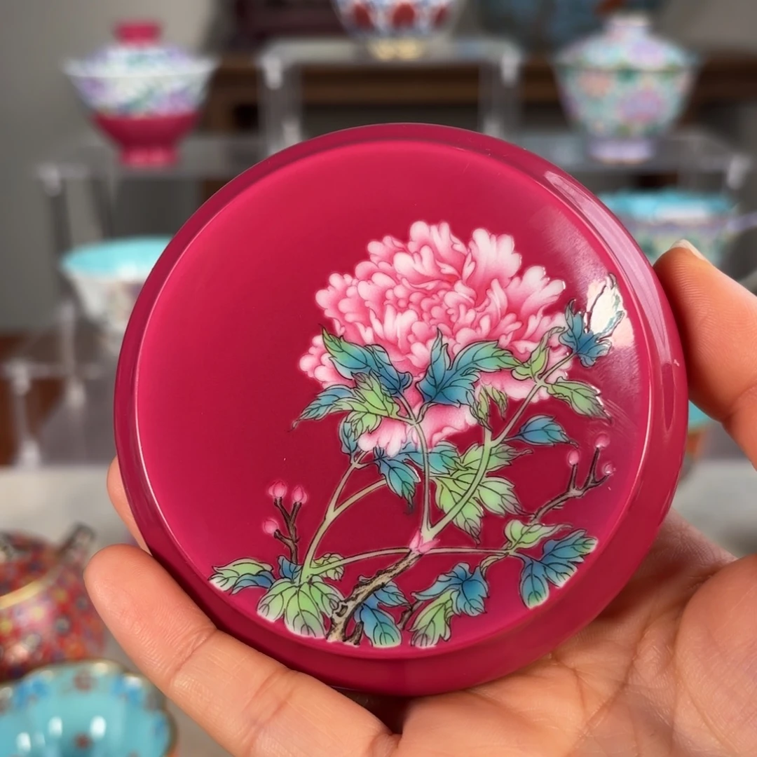 春***雨纯手工手绘 高端茶器