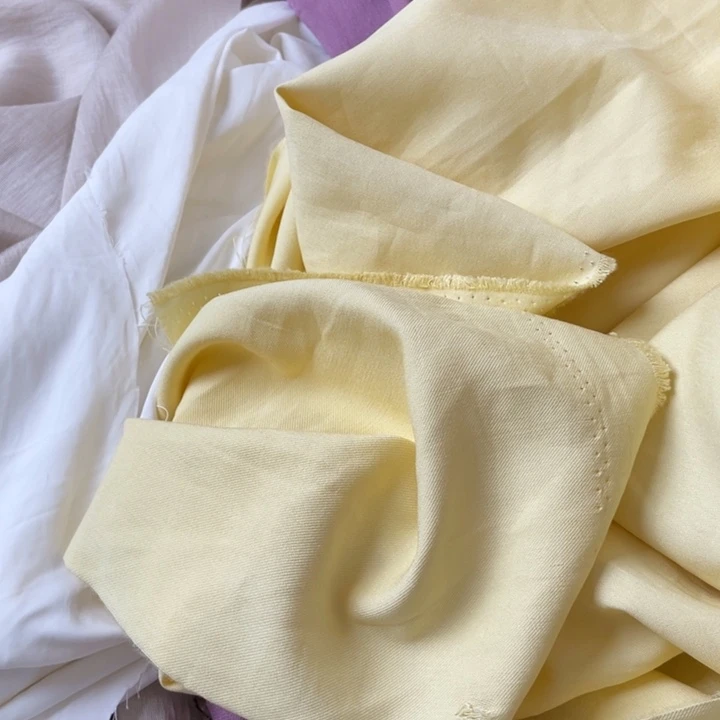 天丝（莱赛尔纤维）黄色天丝亚麻3
