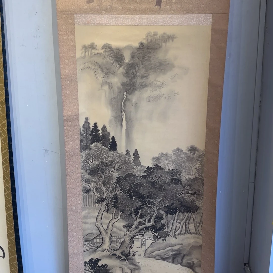 书法孙*卷轴绢本绫裱92