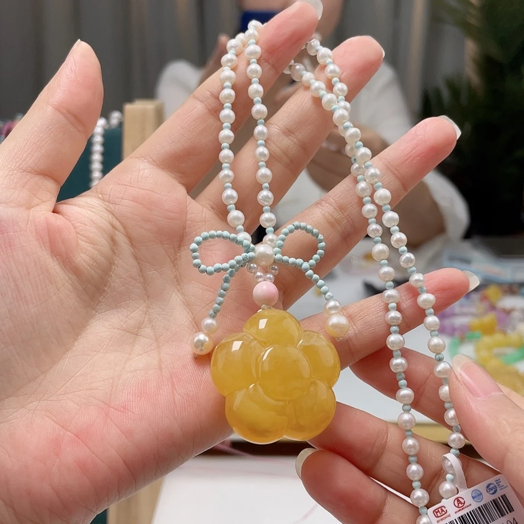 未镶嵌琥珀裸石蜜蜡吊坠