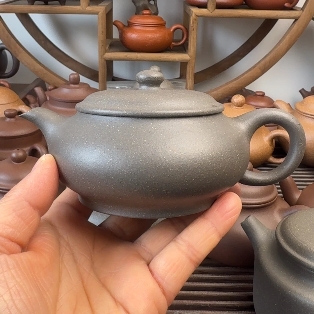 茶壶紫砂200cc明炉青段泥