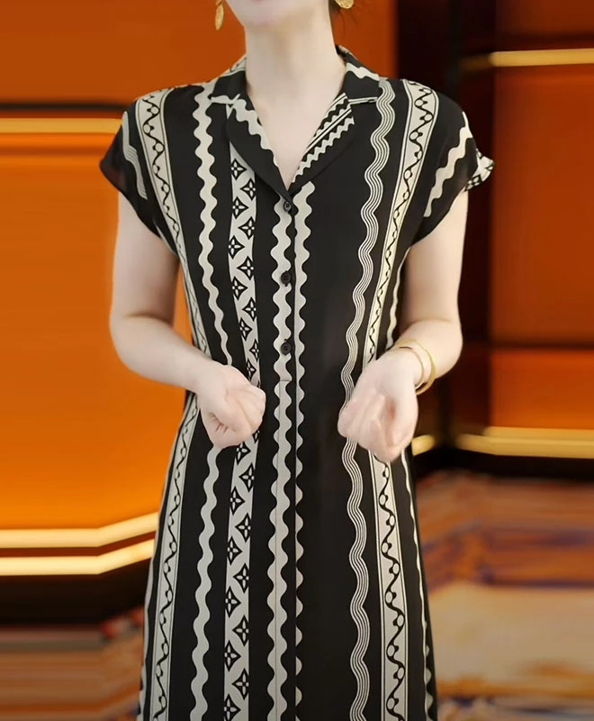 【送腰带】2025新款宽松腰连衣裙宽松系带复古常规显瘦