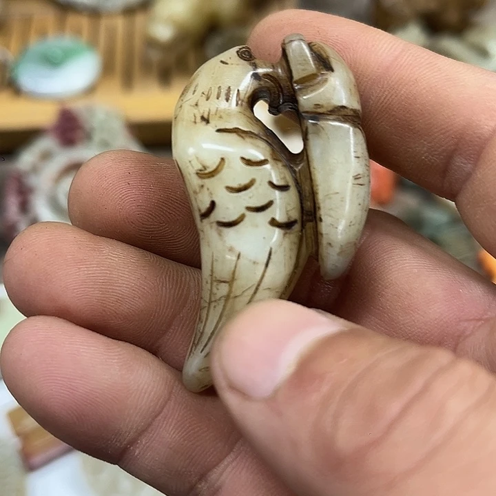 和田玉（糖玉）未镶嵌挂件