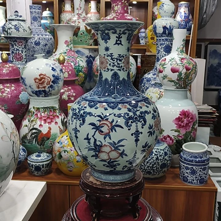 瓷片景德镇陶瓷青花花瓶