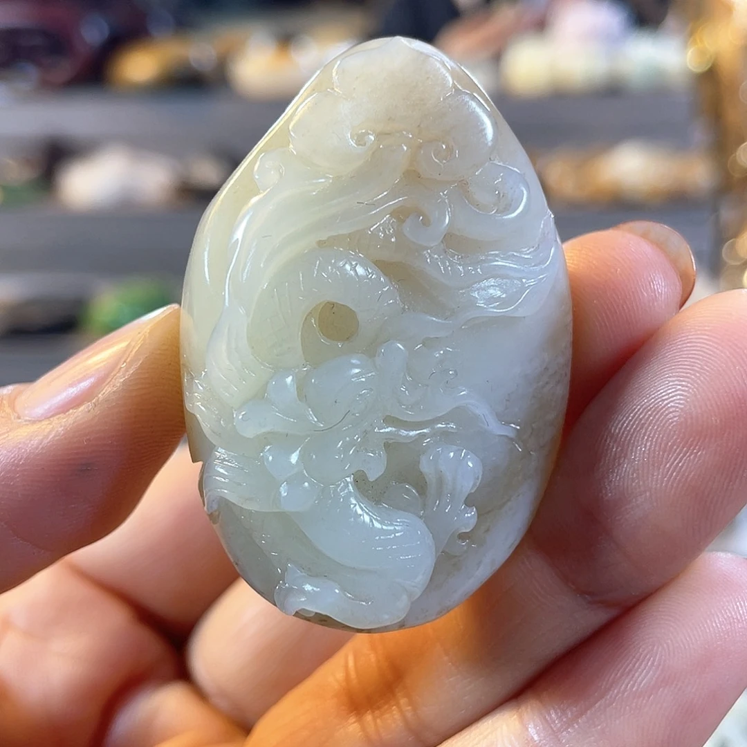 和田玉颈饰未镶嵌