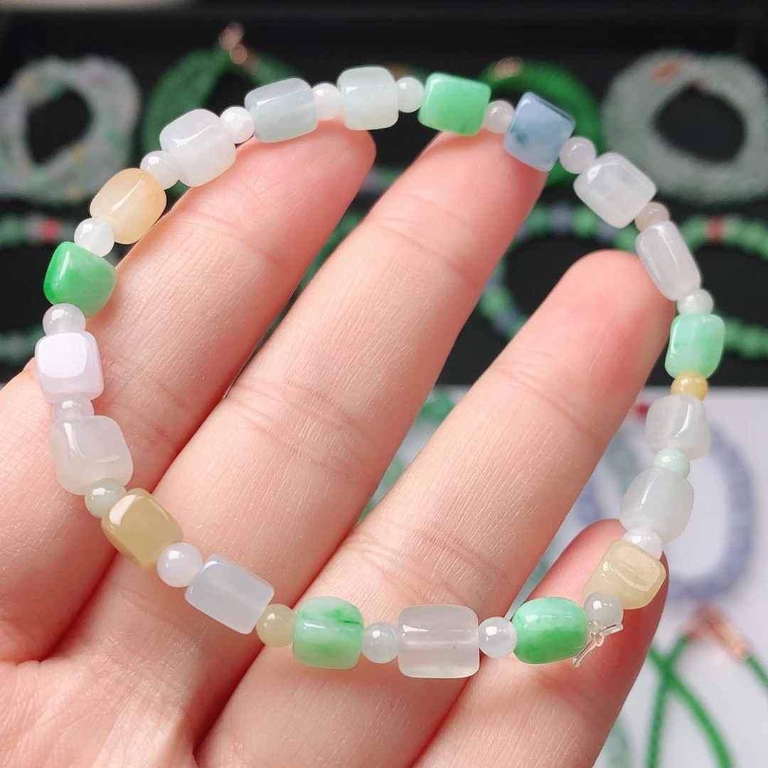 翡翠未镶嵌手链翡翠