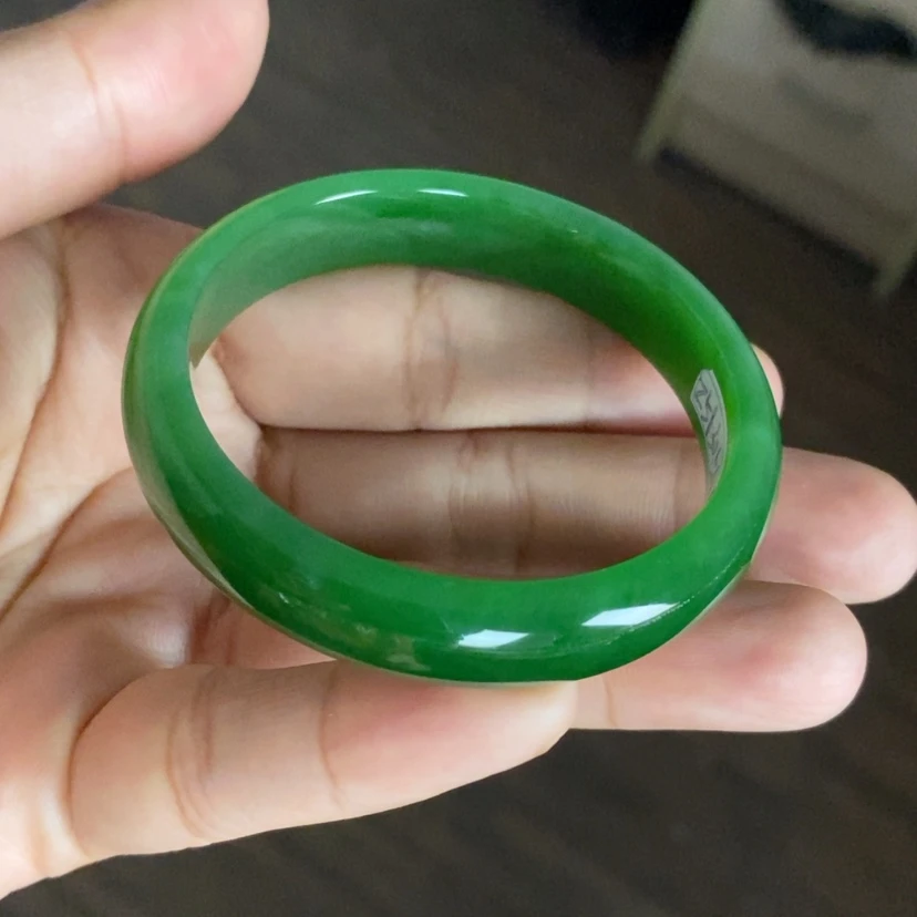 【闪购商品】未镶嵌手镯和田玉（碧玉）