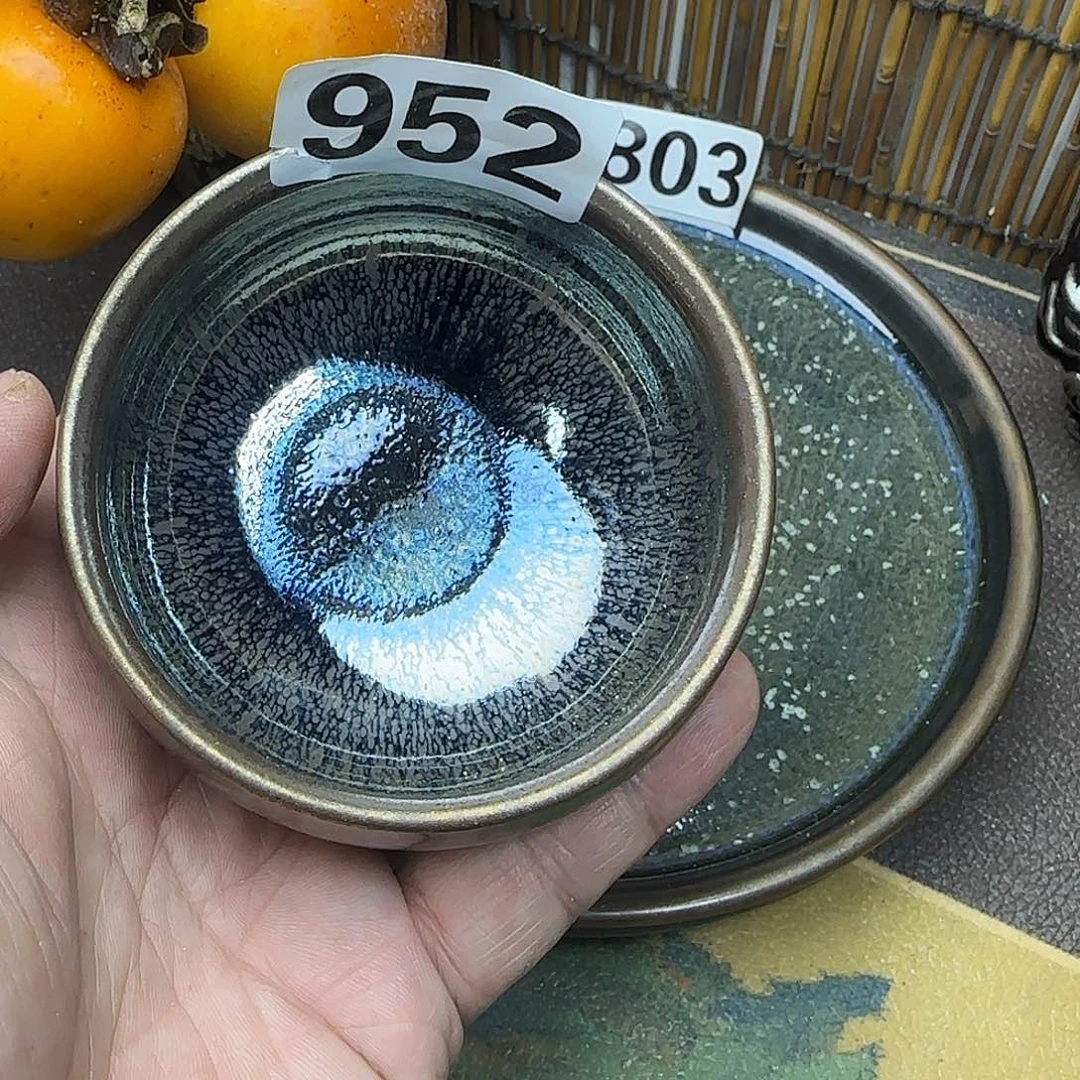 茶盏建盏杯主人杯龙窑柴烧