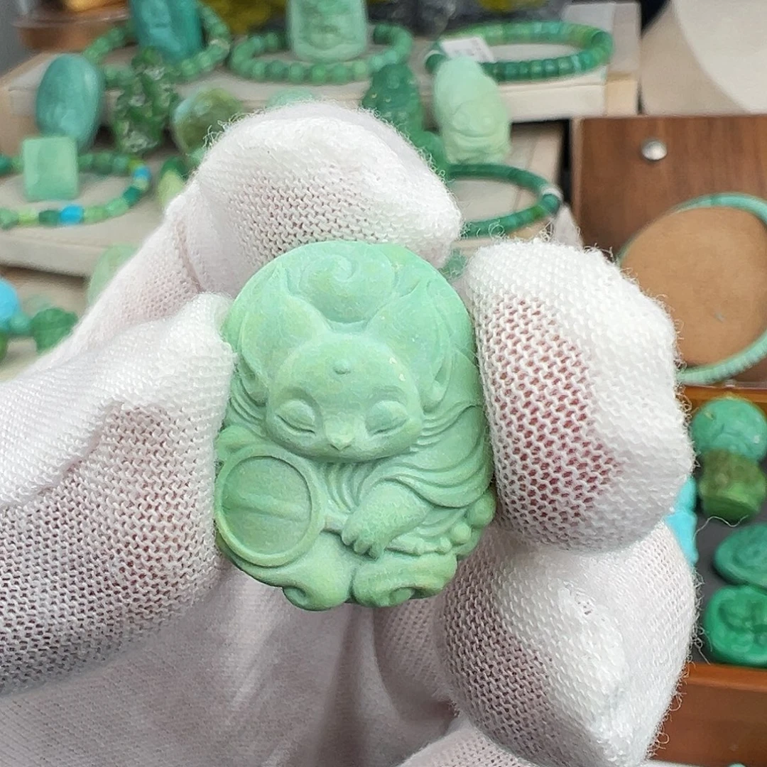 绿松石未镶嵌主播夏