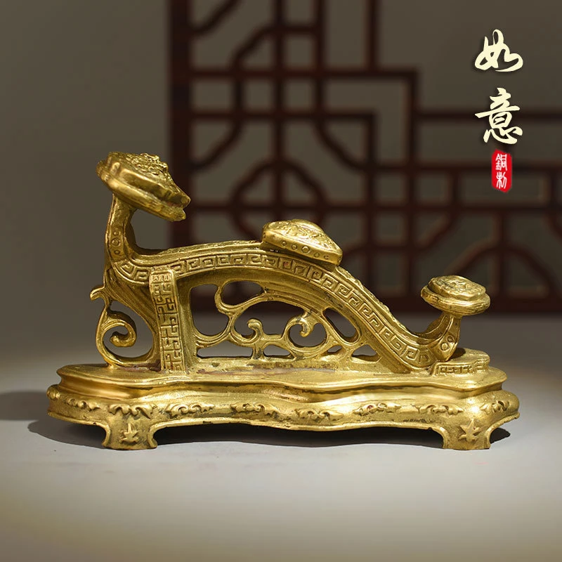 如意吉祥家居玄关如意平安如意家用书房创意摆设