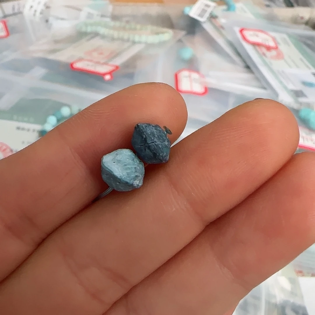 绿松石珠宝半成品未镶嵌