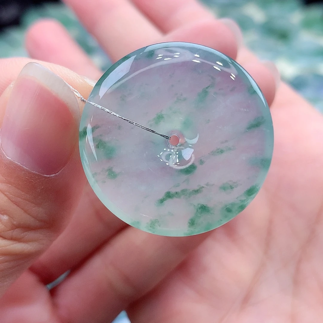 颈饰未镶嵌翡翠编号64尺寸29.9-5.5