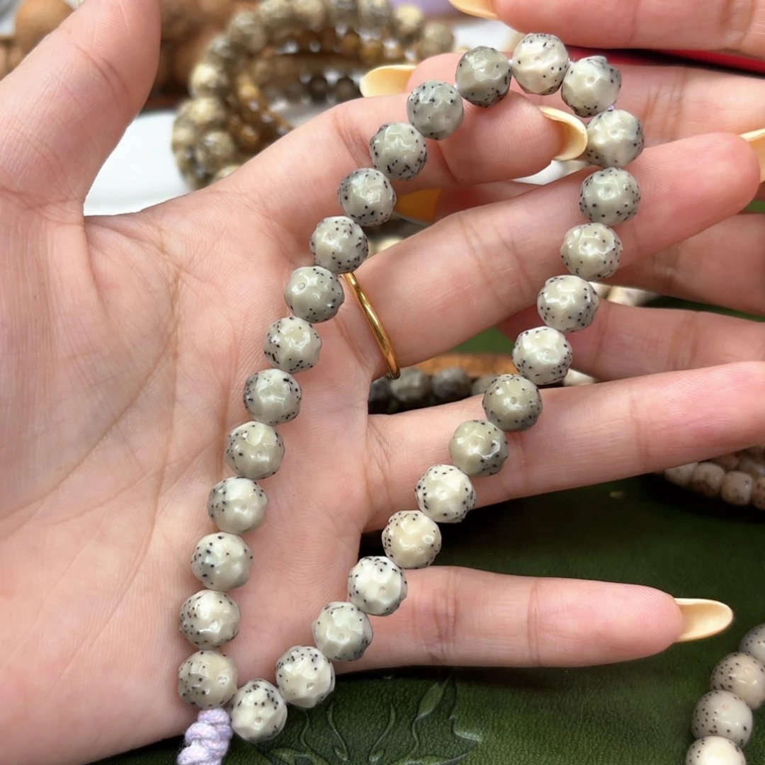 m***y星月菩提手串9改无相手持❗️大留白石玉料⚠️金标⚠️