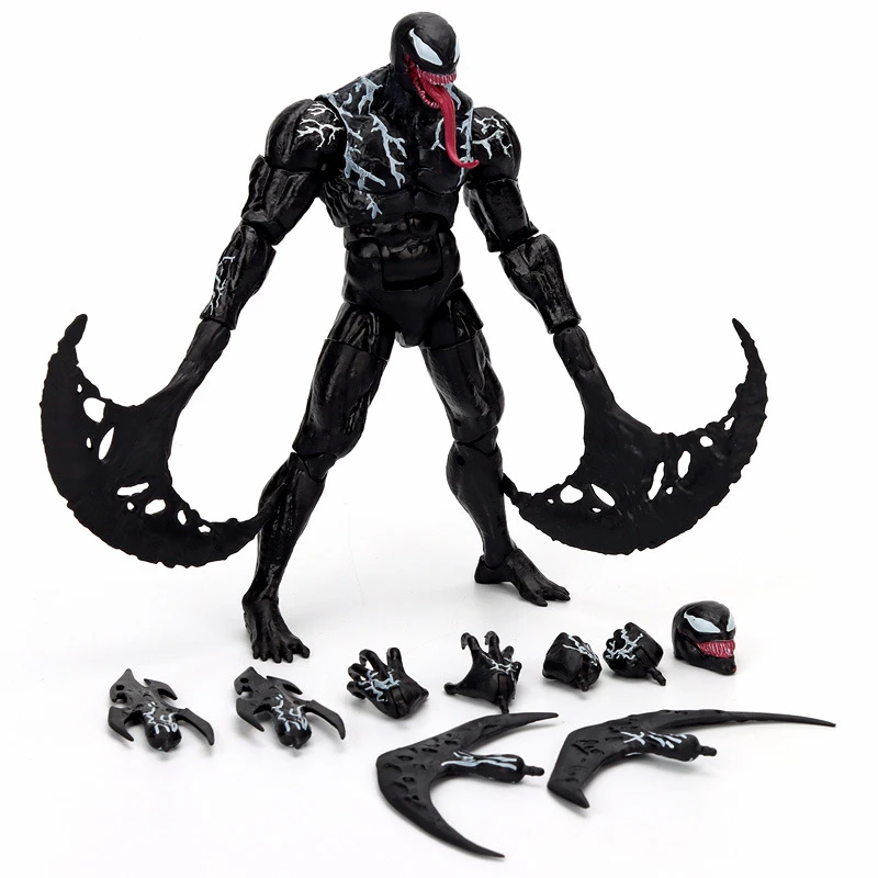 SHF毒液2电影版手办Venom漫威超凡蜘蛛侠 多关节可动模型玩具摆件