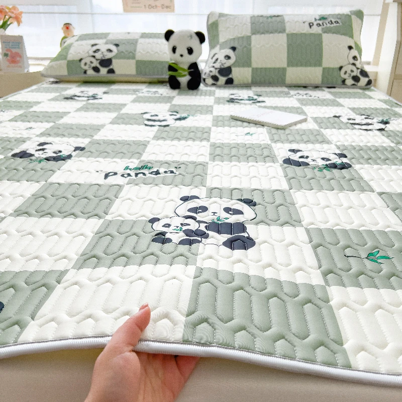 夏季乳胶凉席可水洗印花床品空调席软席家用学生宿舍单人冰丝席子