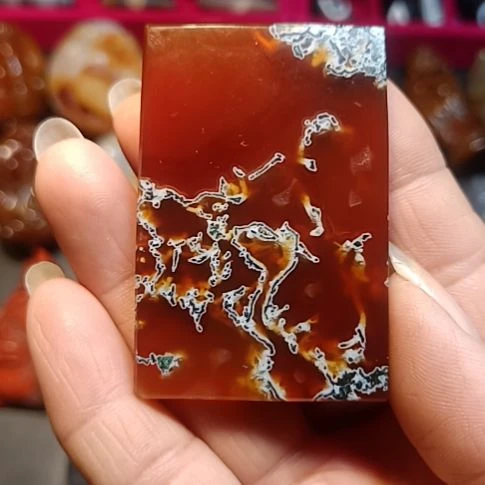 玛瑙/玉髓未镶嵌吊坠