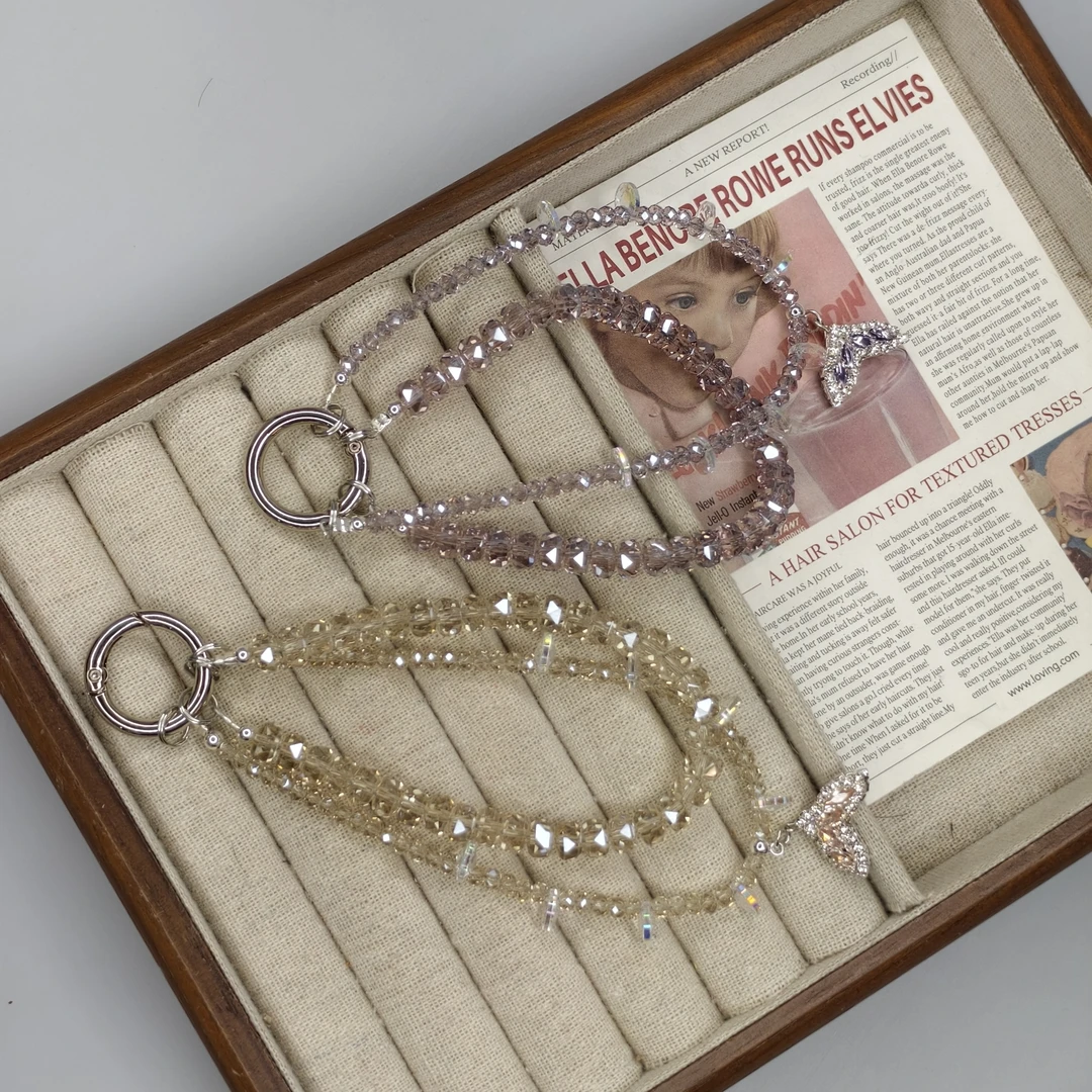 非金属仿水晶手链 肆伍陆 2518奢华水晶珠子高级感短款手链手链