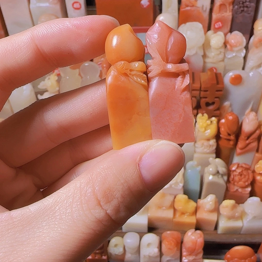 寿山石印石两方包邮包刻