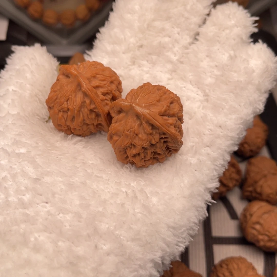 吐***泡文玩核桃把件红狮子37