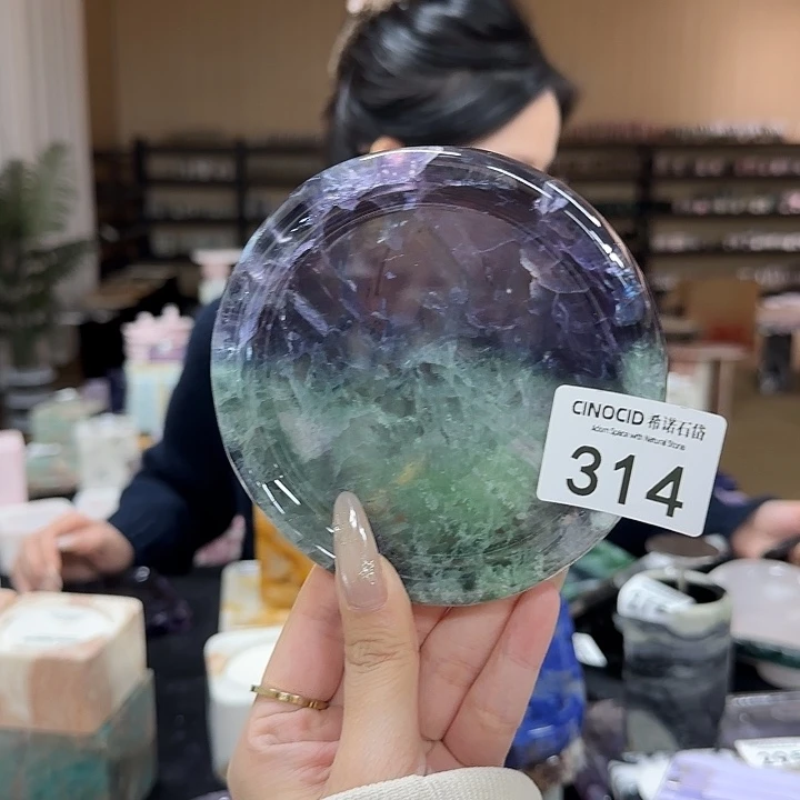 绿水晶小圆福利314