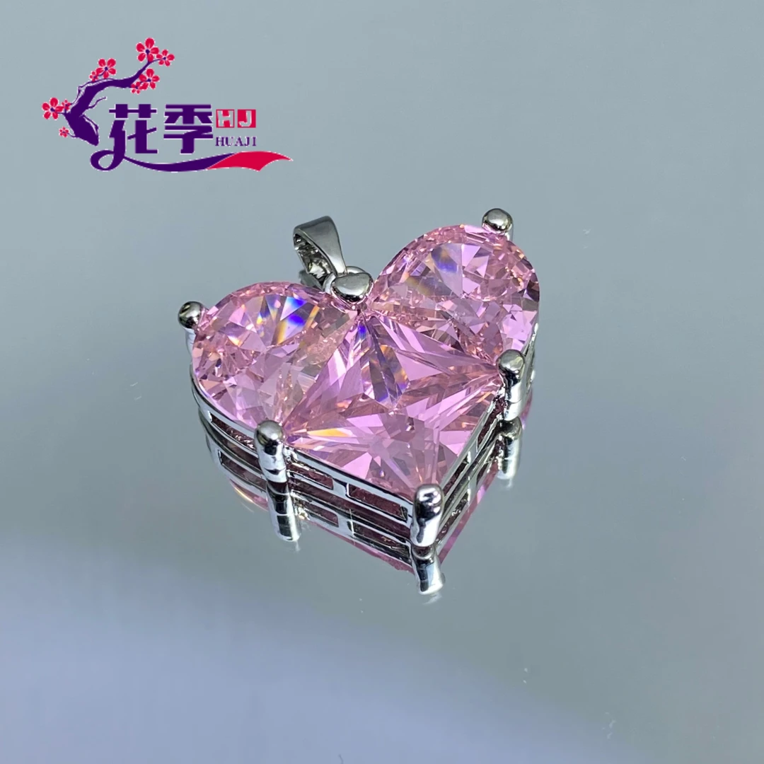 【花季】 原创高级艳彩粉干枯玫瑰吊坠ML176