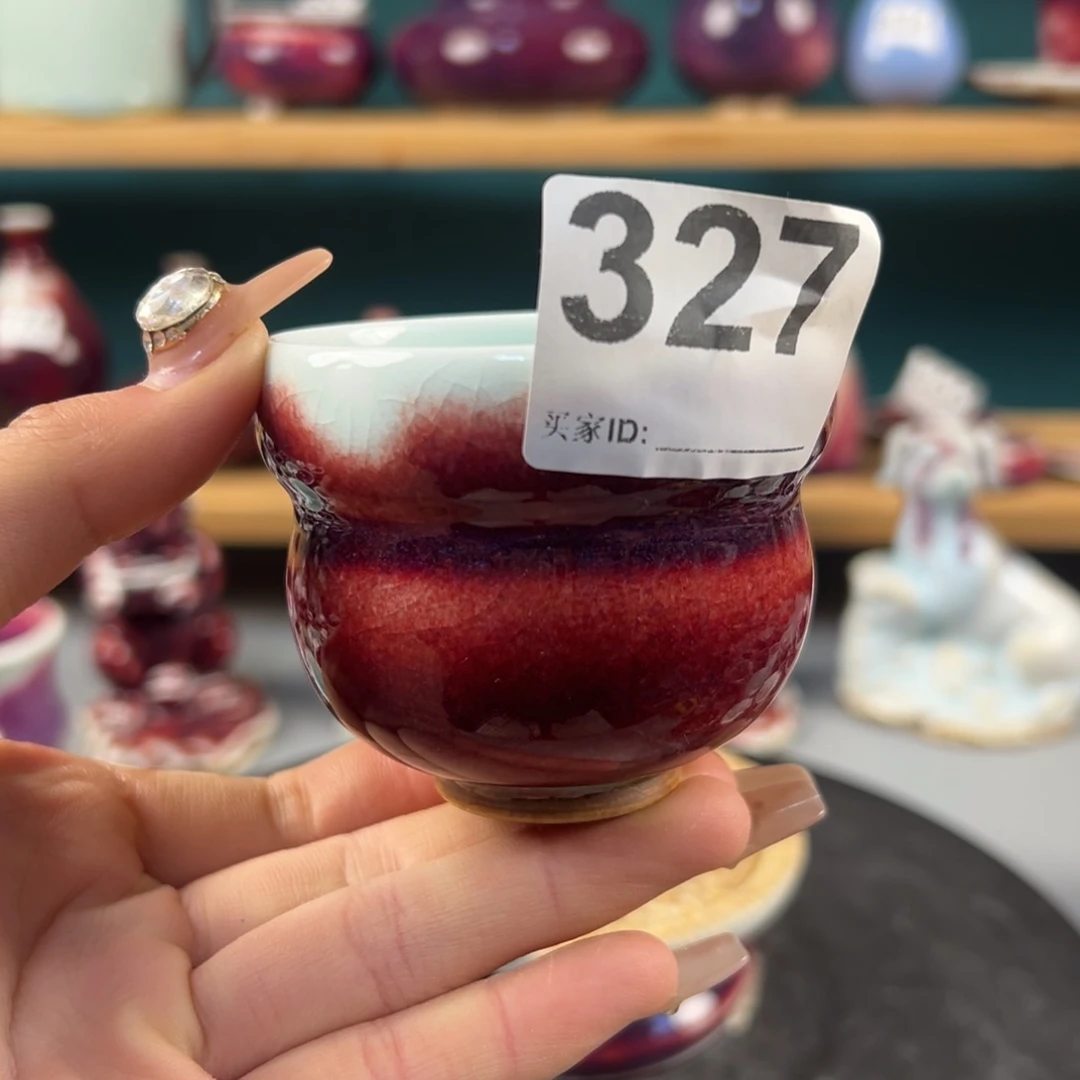 瓷片全品无暇主人杯纯手工