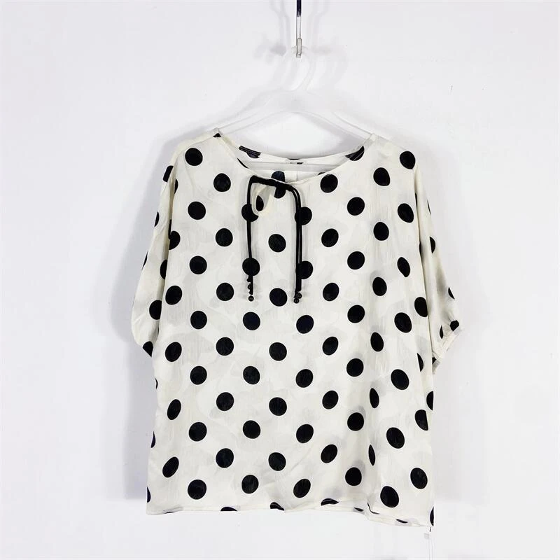 【77衣橱】KS4965精品女装上衣短袖T恤气质轻奢【红人上新】