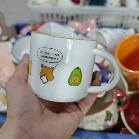 杯陶瓷杯碗盘微瑕介意慎拍