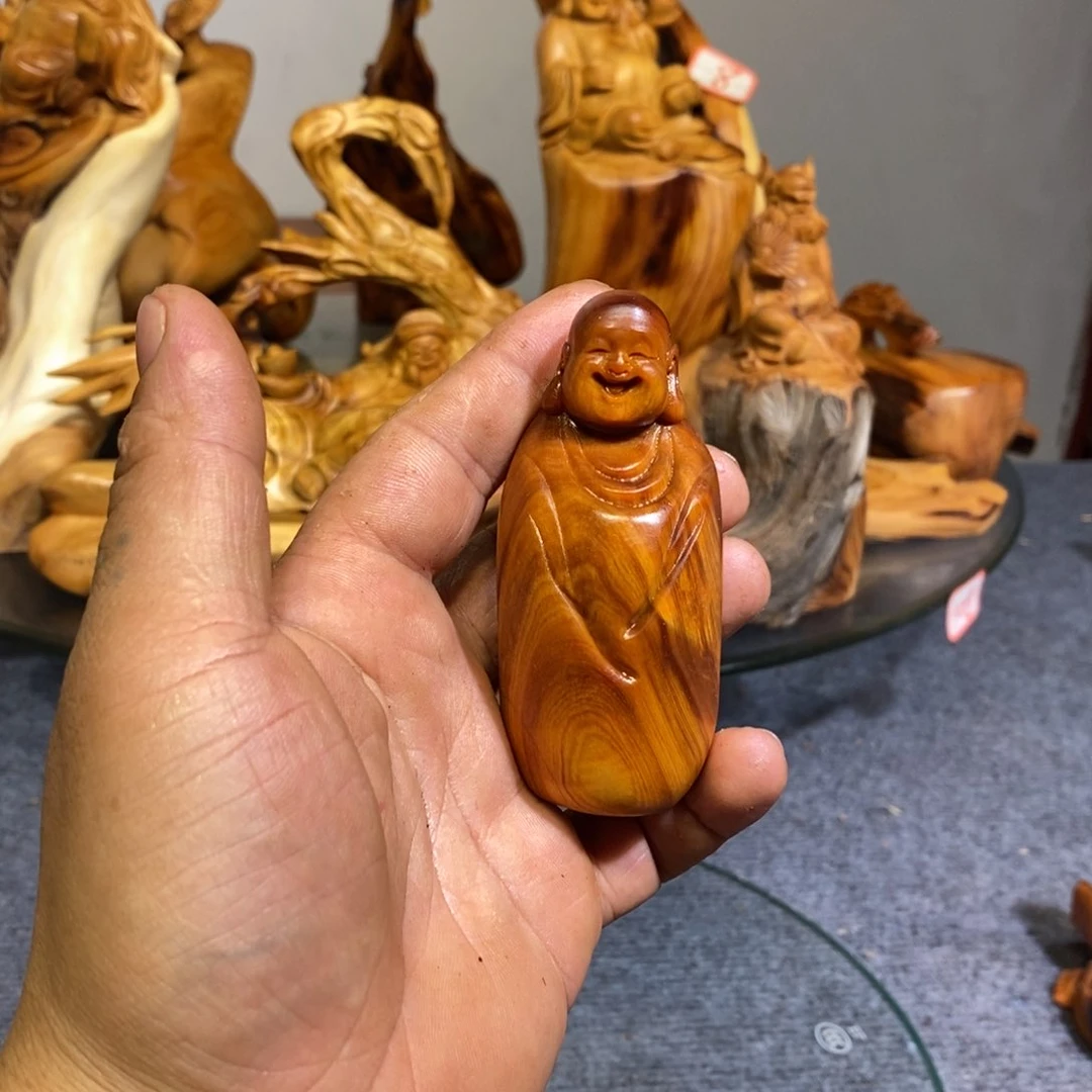 柏木（崖柏）木雕工艺品摆件家居装饰崖柏