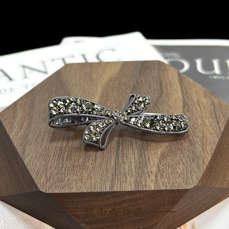 【LXX靓西西】218 鸭嘴夹6厘米法式优雅气质碎发夹