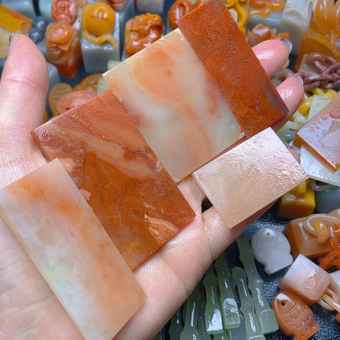 青田石印石琴*片片一组