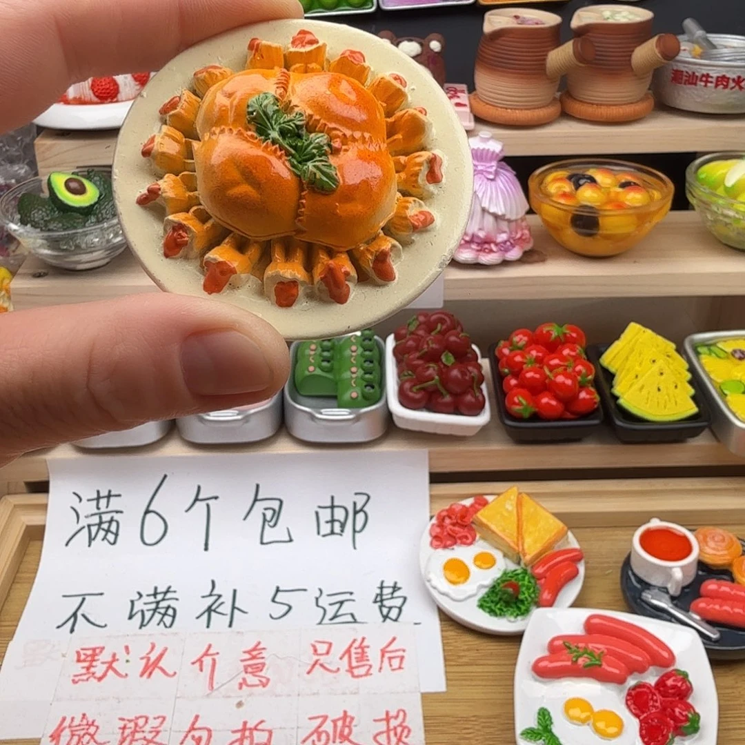 合成树脂食玩冰箱贴 凭开箱视频售后