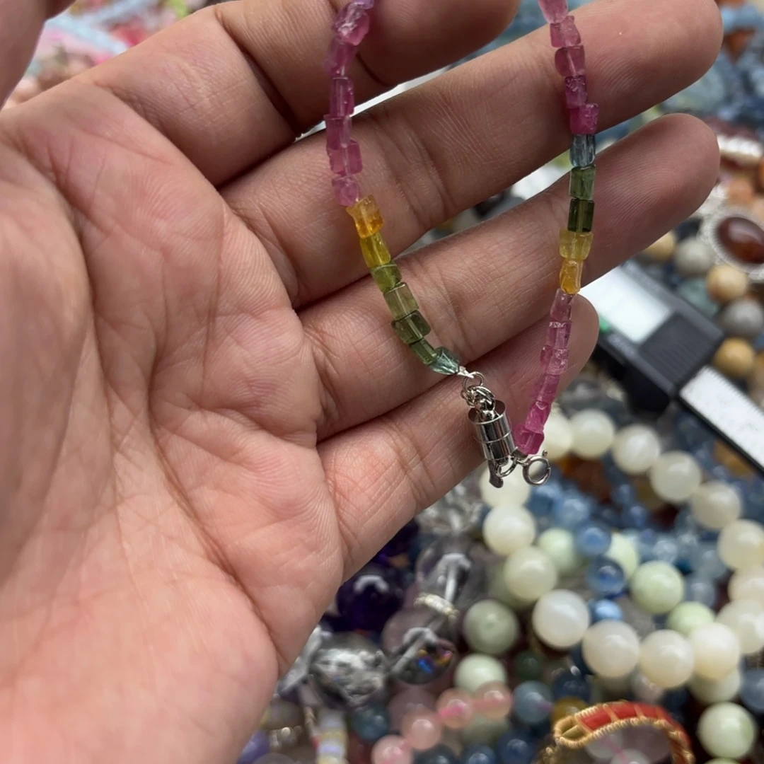 水晶手链银S925镶嵌