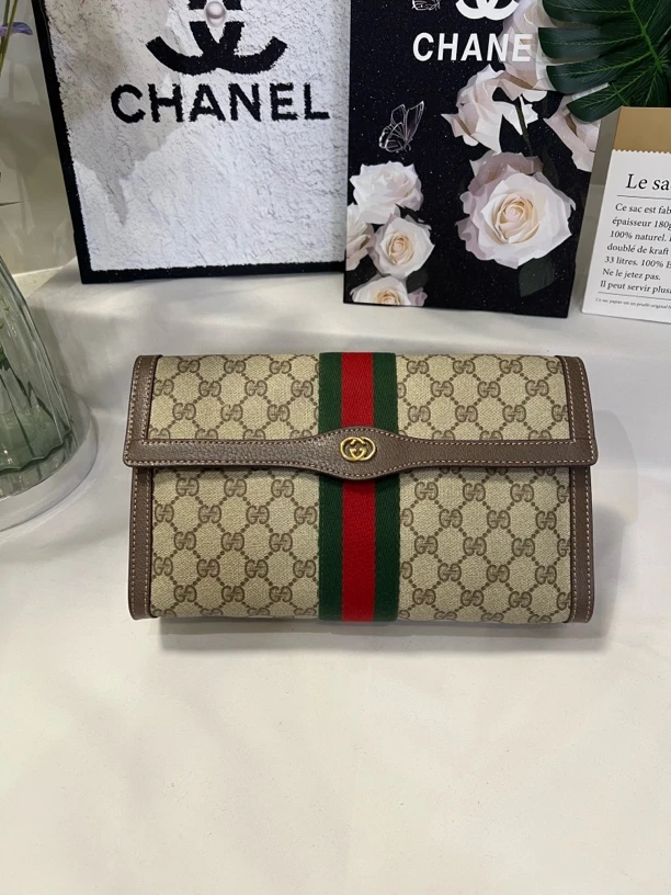 95新 GUCCI/古驰 兔兔奢/古驰手拿包/241203033