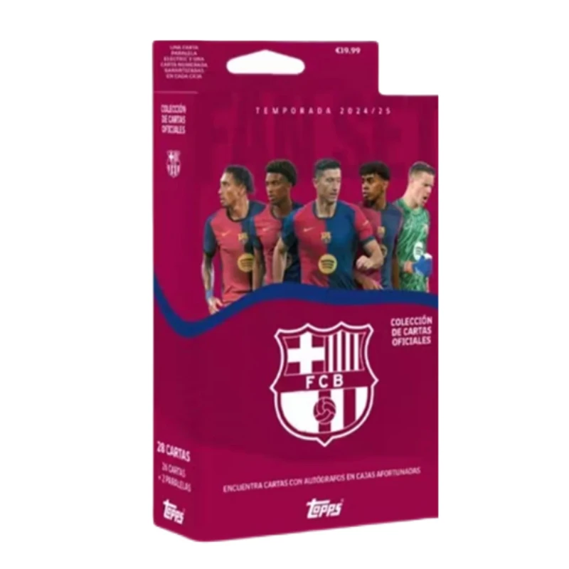 24-25 Topps 足球 球星卡 巴萨 队盒 俱乐部 Fan Set