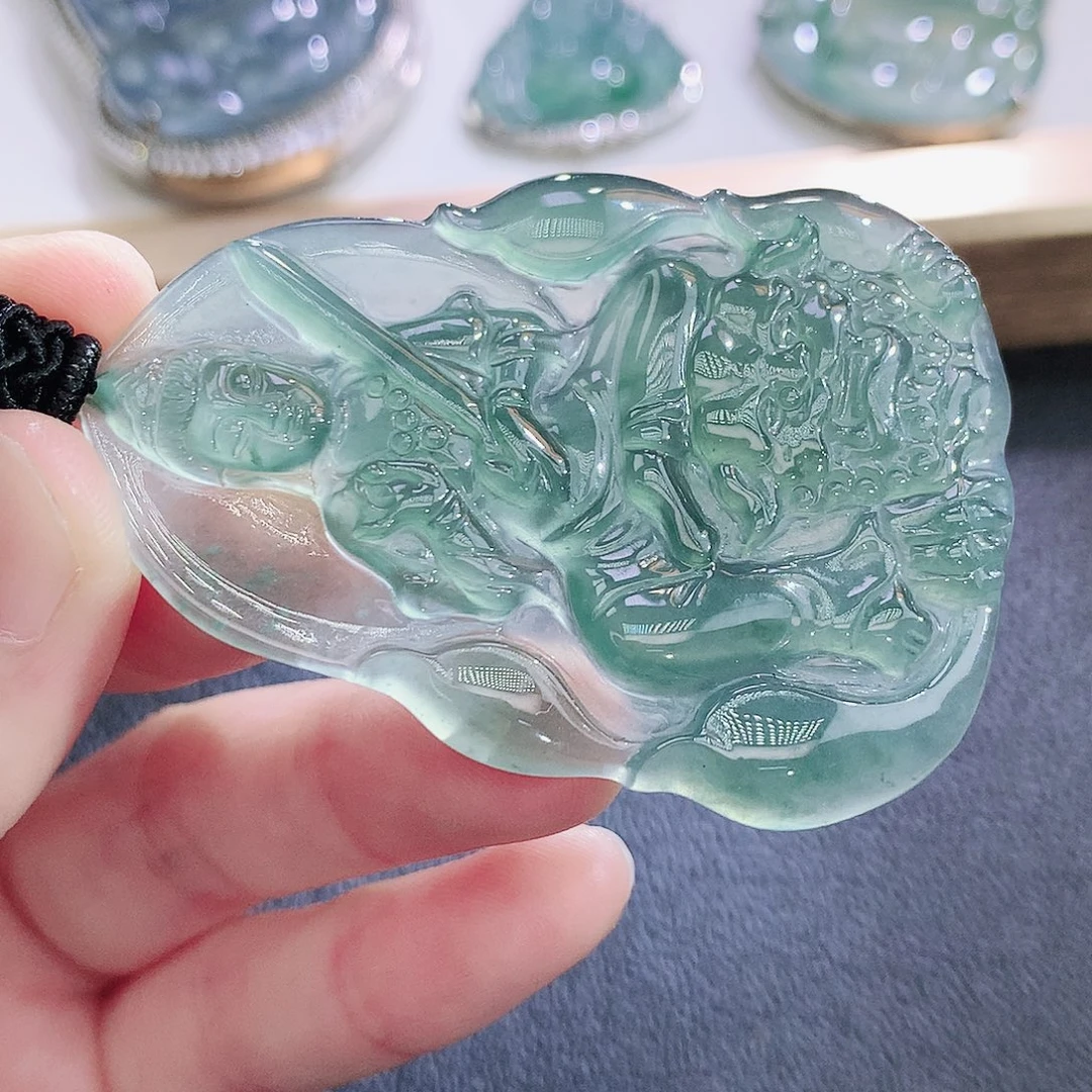 翡翠未镶嵌挂件翡翠