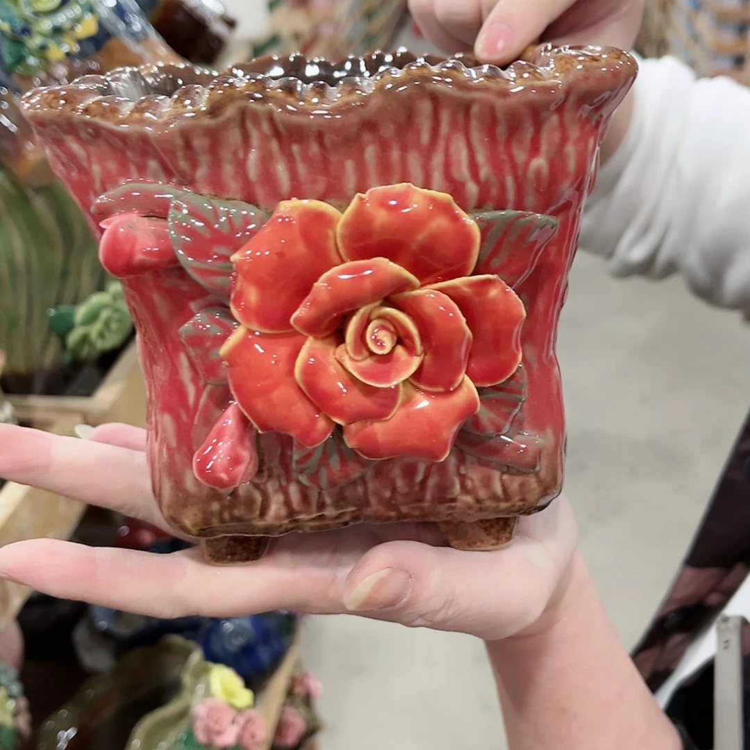 【闪购商品】陶瓷陶瓷多肉植物花盆