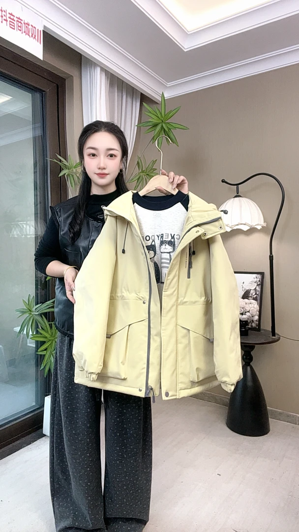 女童加绒棉服秋冬季2025新款加厚保暖棉衣冬装儿童派克服外套棉袄