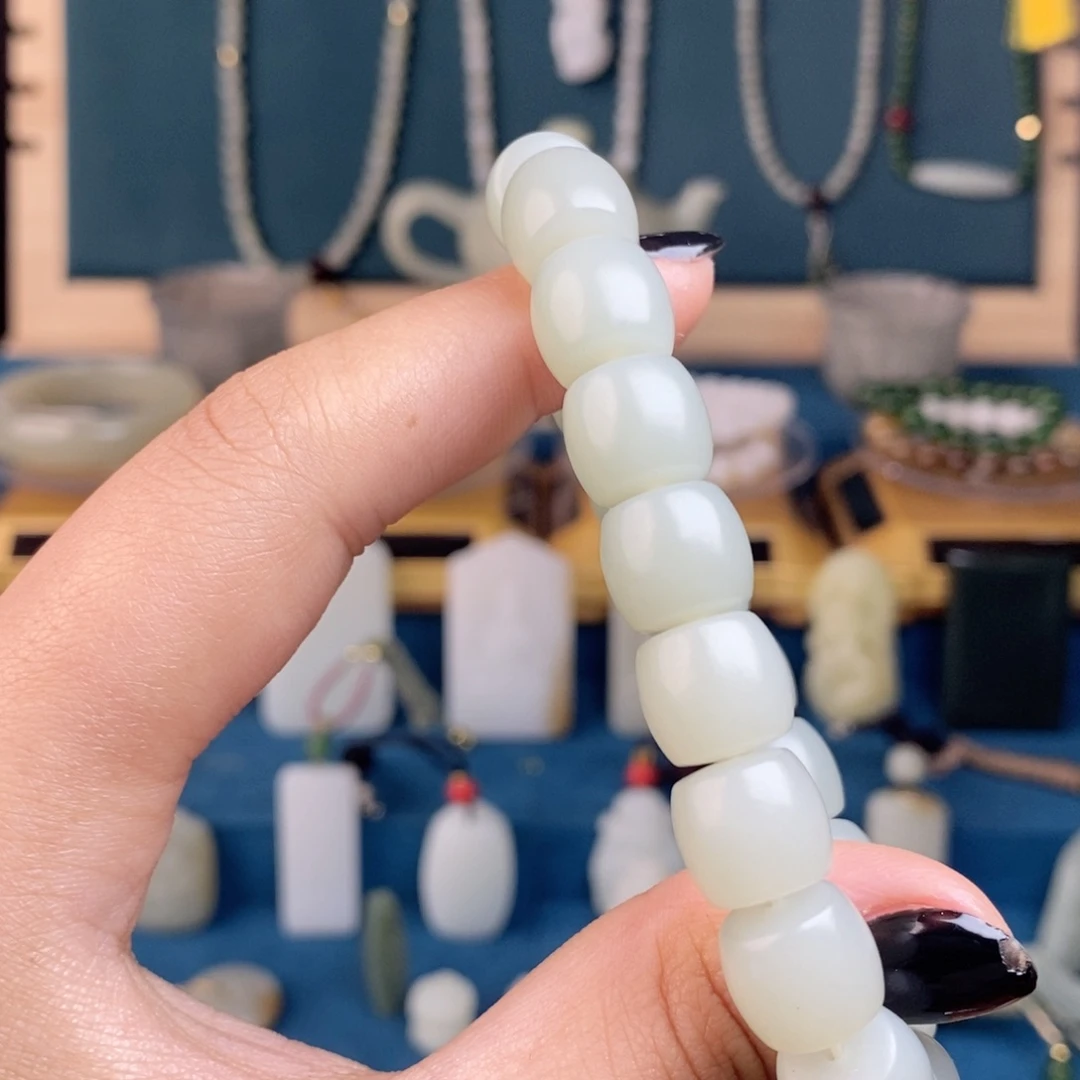 和田玉（糖玉）手链未镶嵌今***你