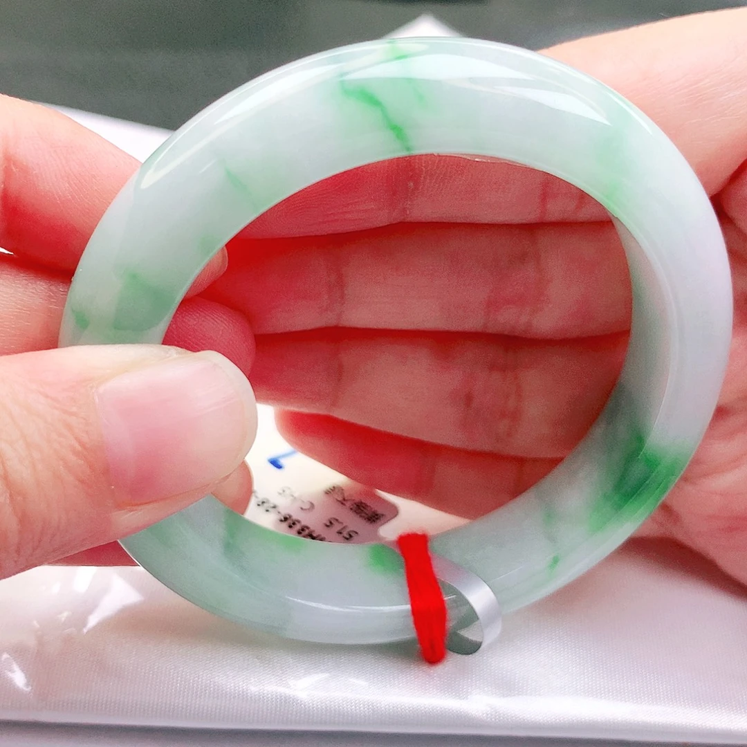 翡翠未镶嵌手镯缅甸天然a货翡翠手镯