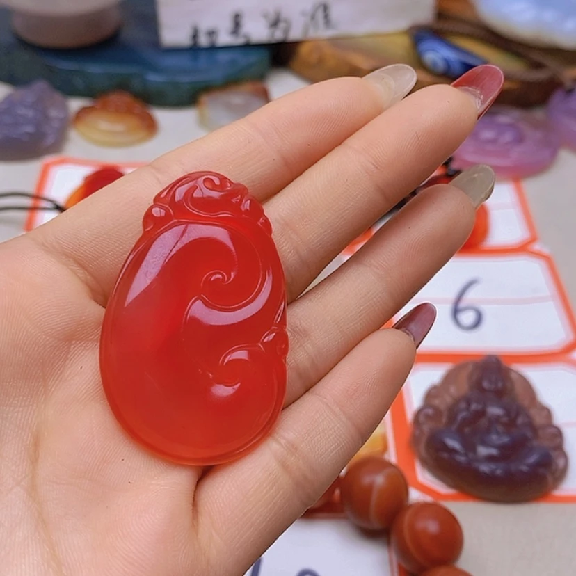 【闪购商品】未镶嵌玛瑙/玉髓珠宝半成品巴****仙
