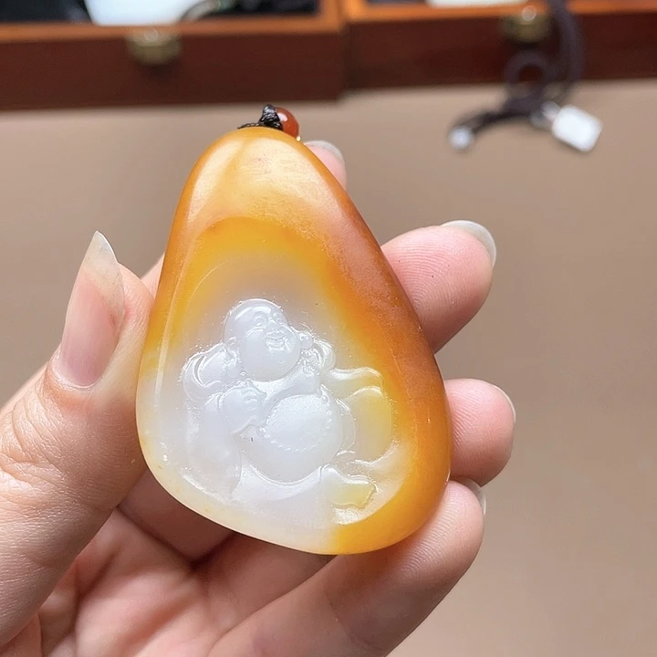 和田玉挂件未镶嵌F