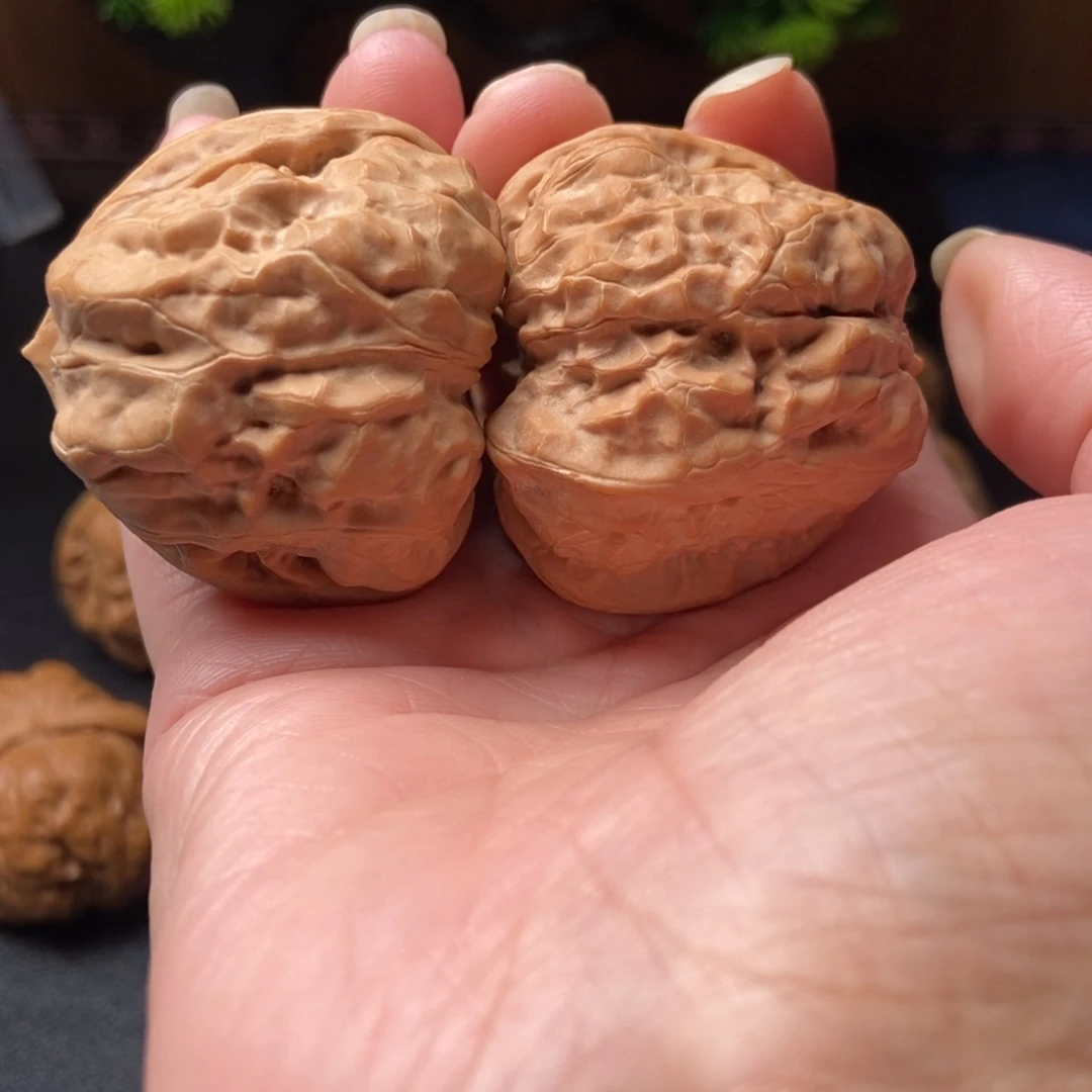 文玩核桃把件蛤蟆头42