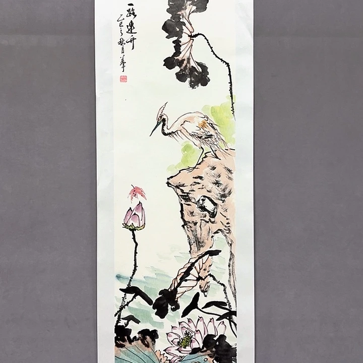 国画亲笔手绘放心去藏