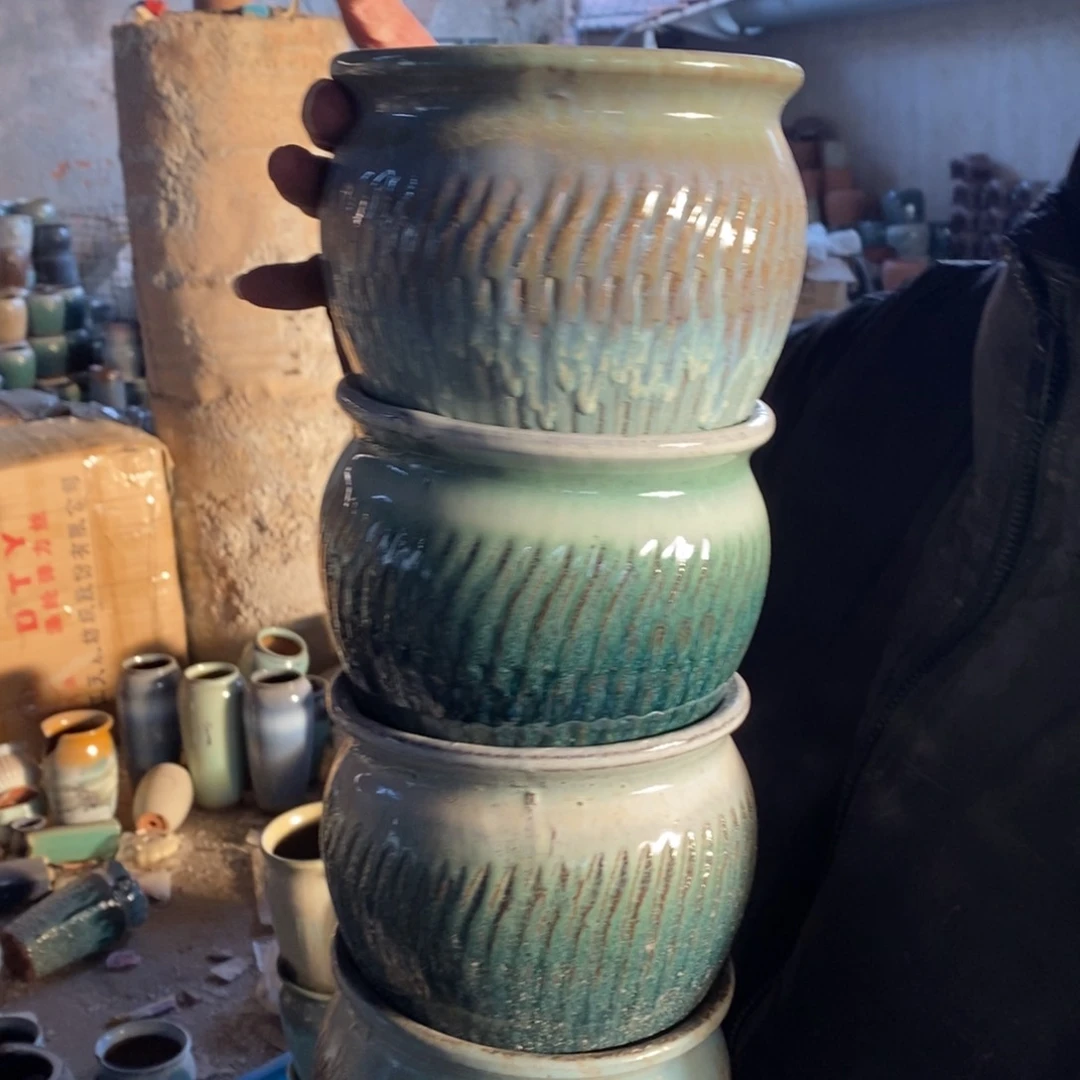 紫砂花盆瑕疵15/13f h h g f f