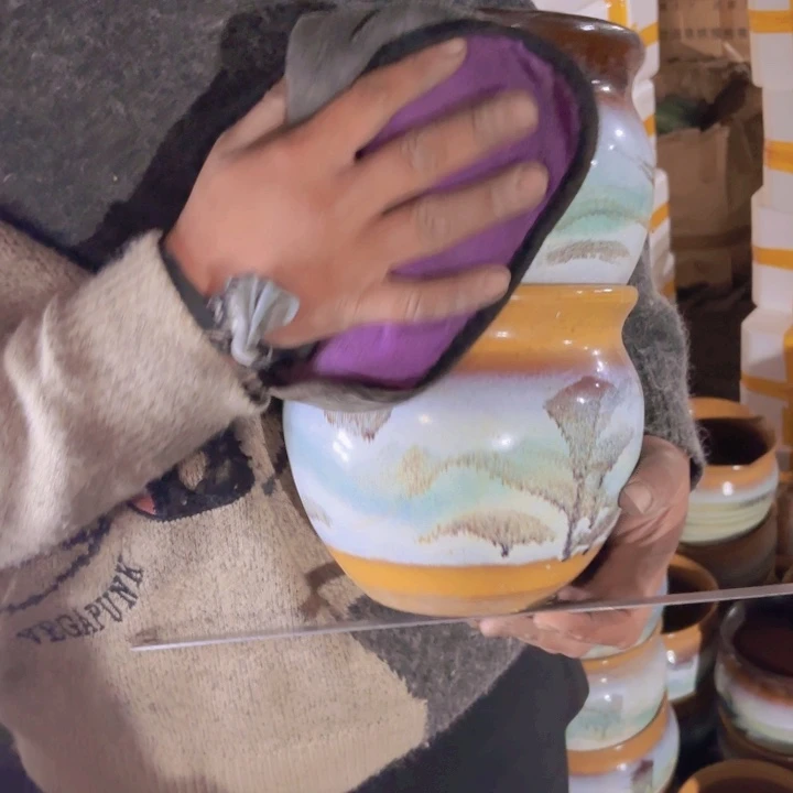 红陶口径 高度  花盆